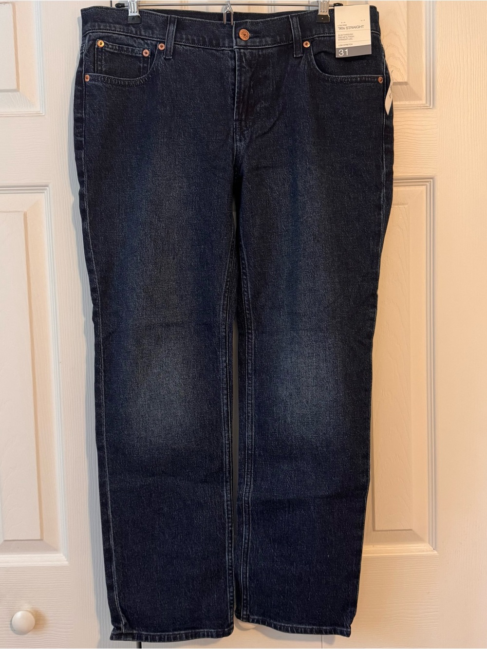 GAP Women's Dark Blue Straight Leg Jeans